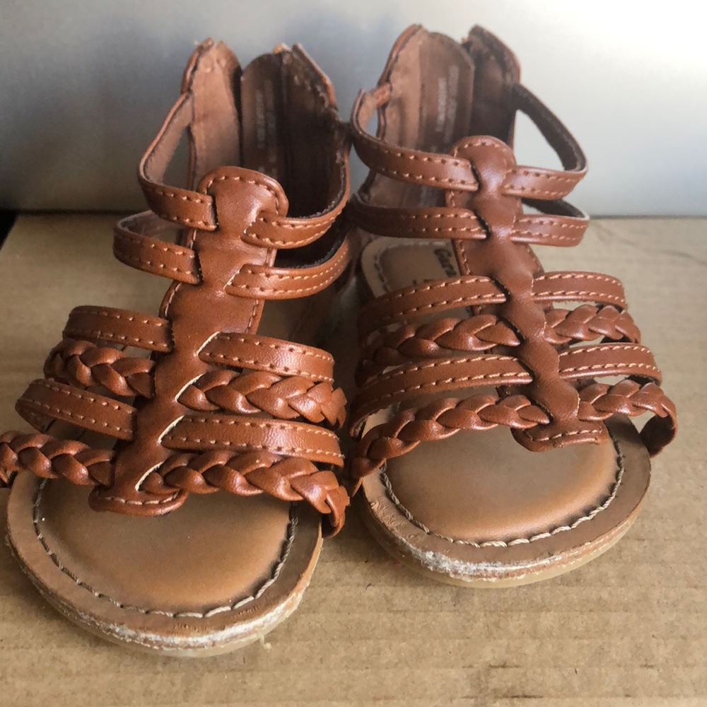 Strappy leather sandals